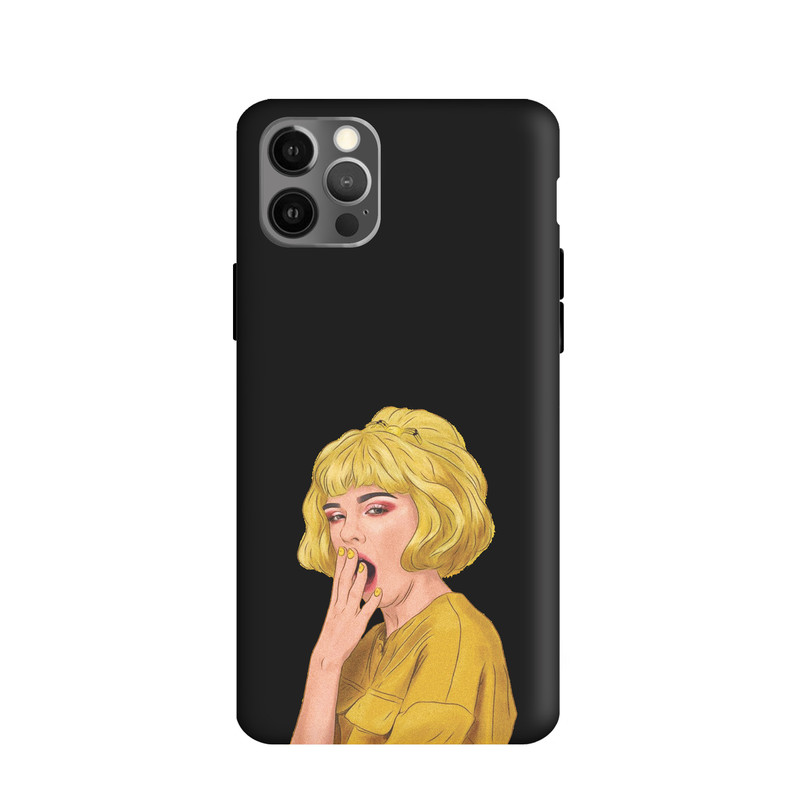 کاور طرح دختر خوابالو کد u4644 مناسب برای گوشی موبایل اپل iphone 12promax