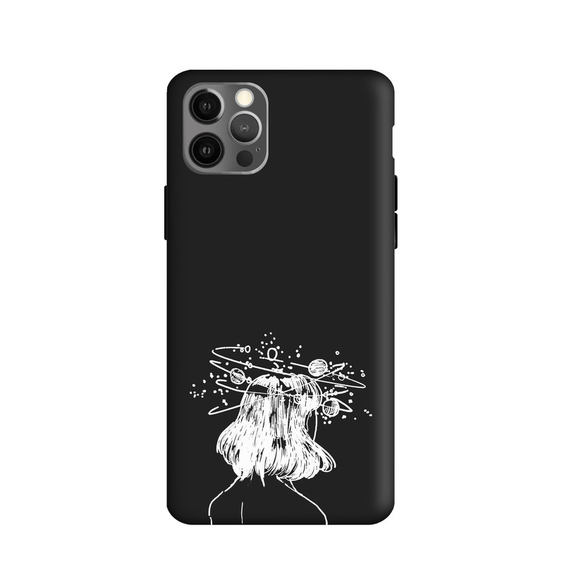 کاور طرح دخترانه مینیمال کد u4655 مناسب برای گوشی موبایل اپل iphone 12promax