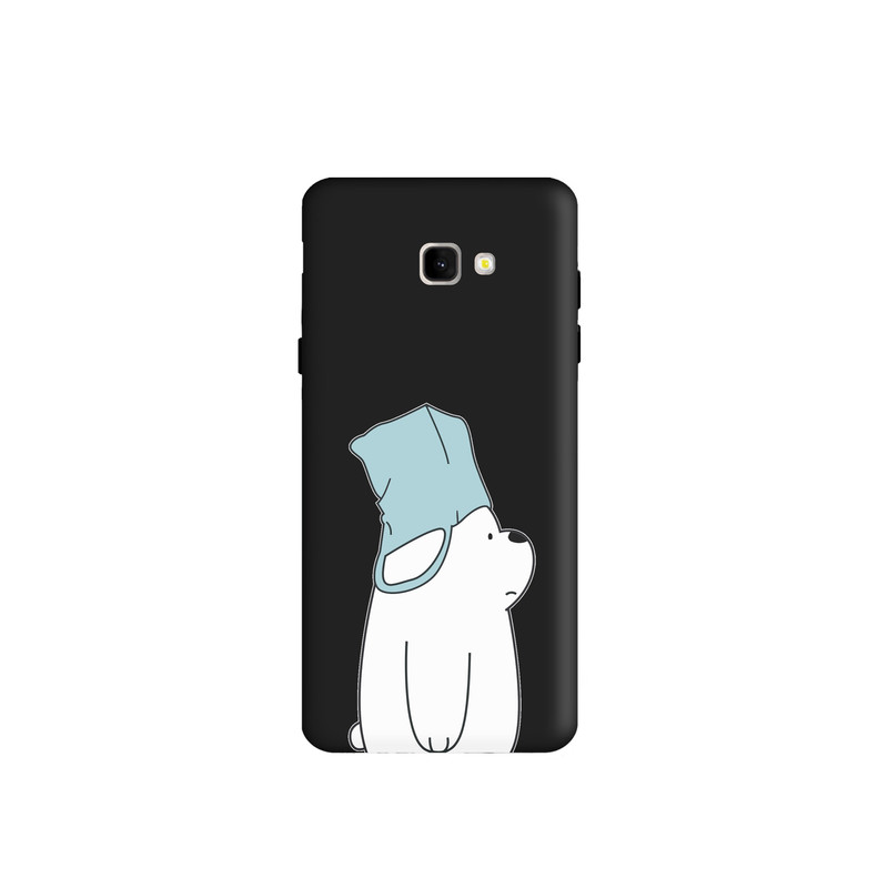 کاور طرح خرس کله فندقی کد s2569 مناسب برای گوشی موبایل سامسونگ Galaxy J4 Plus / J4 Core