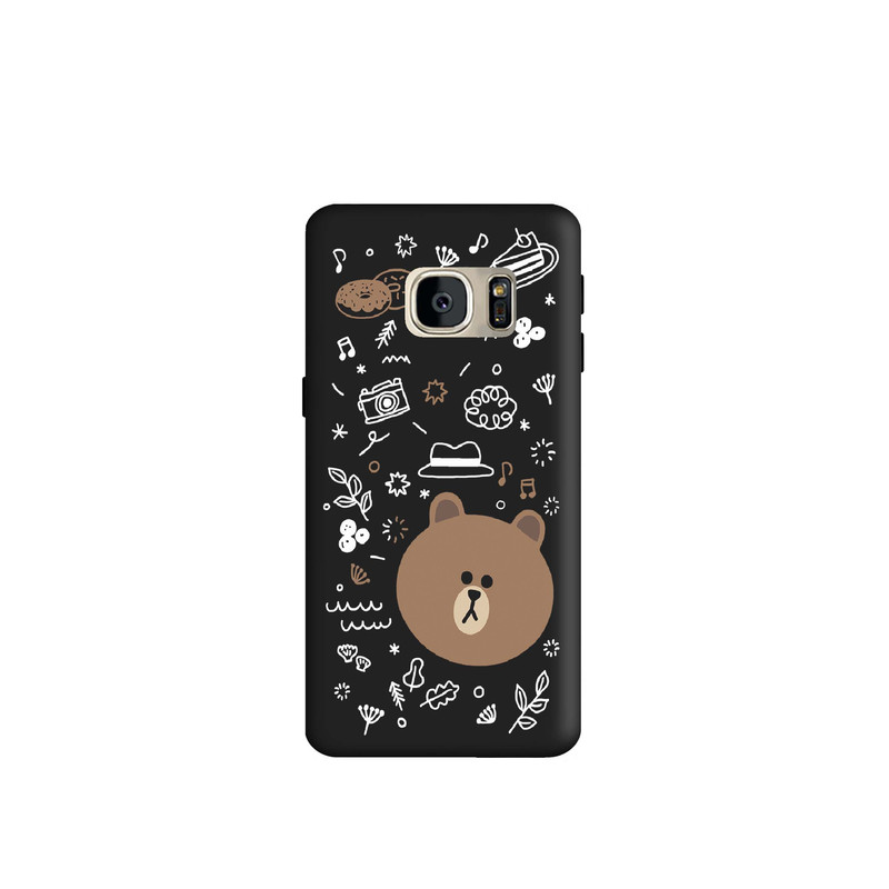 کاور طرح خرس فانتزی لاین کد s4734 مناسب برای گوشی موبایل سامسونگ Galaxy S7 Edge