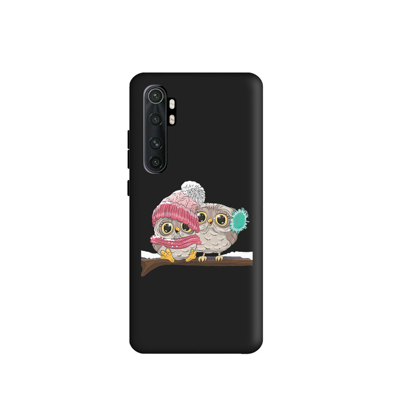کاور قاب گارد طرح دخترانه جغد کد s7069 مناسب برای گوشی موبایل شیائومی Mi Note 10 lite