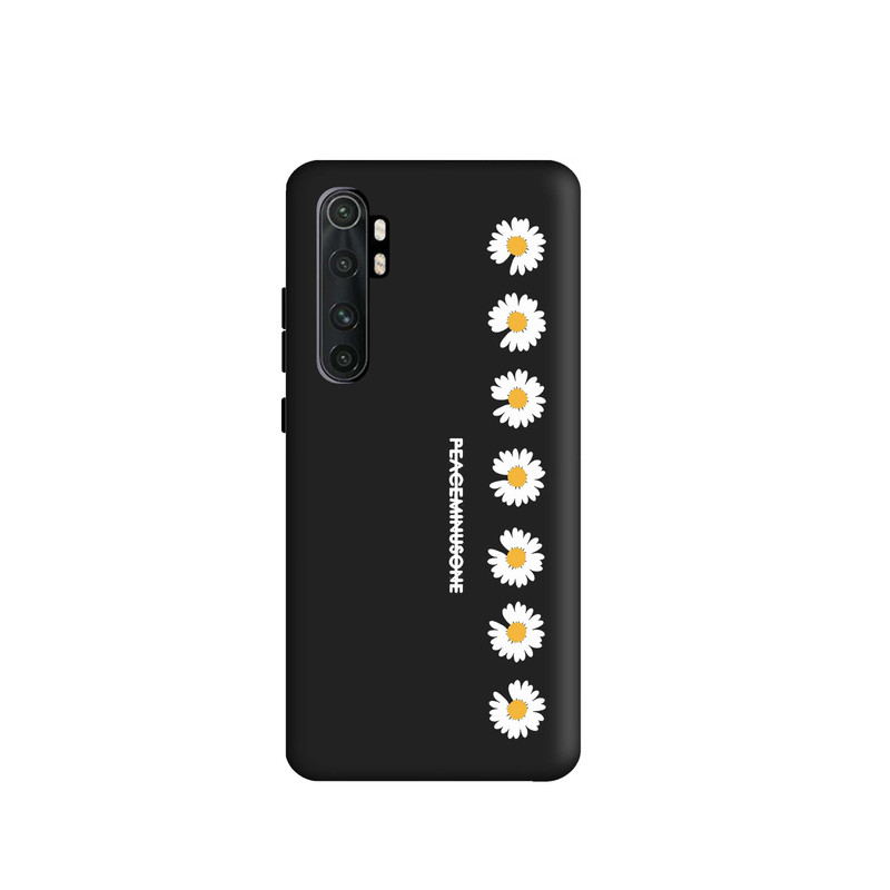 کاور قاب گارد طرح گل دخترانه کد s7095 مناسب برای گوشی موبایل شیائومی Mi Note 10 lite