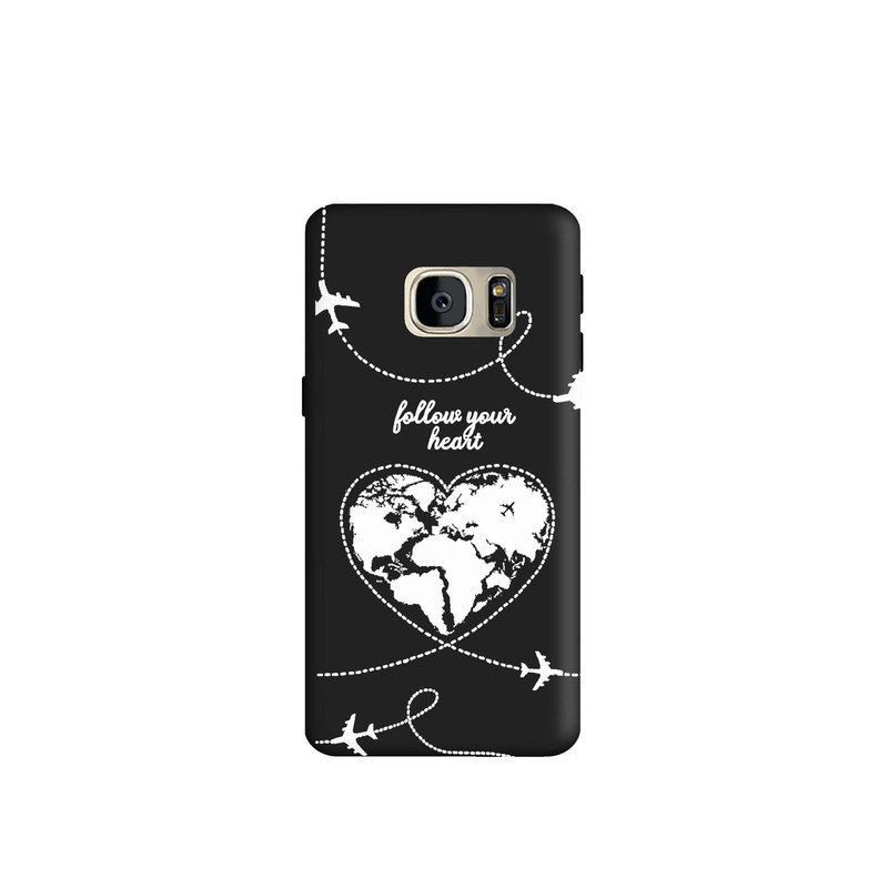 کاور طرح نقشه قلب کد s4779 مناسب برای گوشی موبایل سامسونگ Galaxy S7 Edge