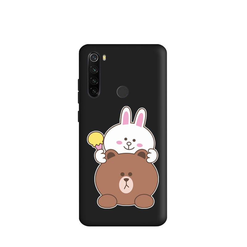 کاور قاب گارد طرح خرگوشی و خرسی کد s8696 مناسب برای گوشی موبایل شیائومی Redmi Note 8