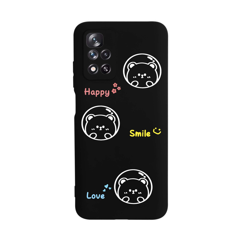 کاور قاب گارد طرح خرسی کد s8775 مناسب برای گوشی موبایل شیائومی Redmi Note 11 5G / Poco M4 Pro 5G
