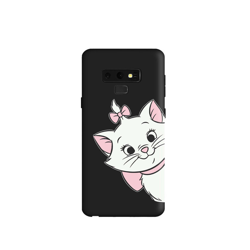 کاور طرح گربه سفید صورتی کد s4829 مناسب برای گوشی موبایل سامسونگ Galaxy Note 9