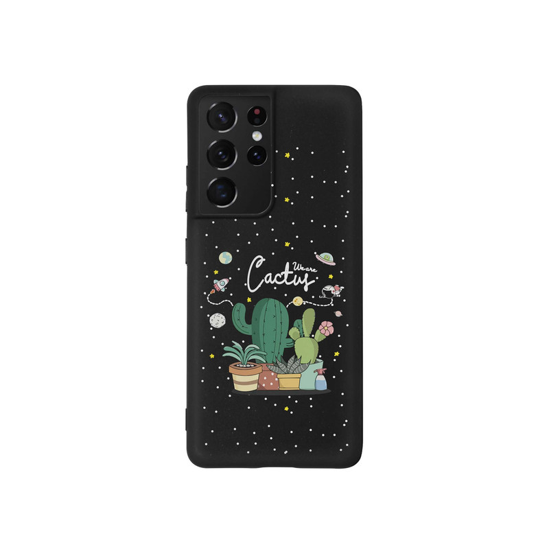 کاور طرح کاکتوس کد s4639 مناسب برای گوشی موبایل سامسونگ Galaxy S21 Ultra