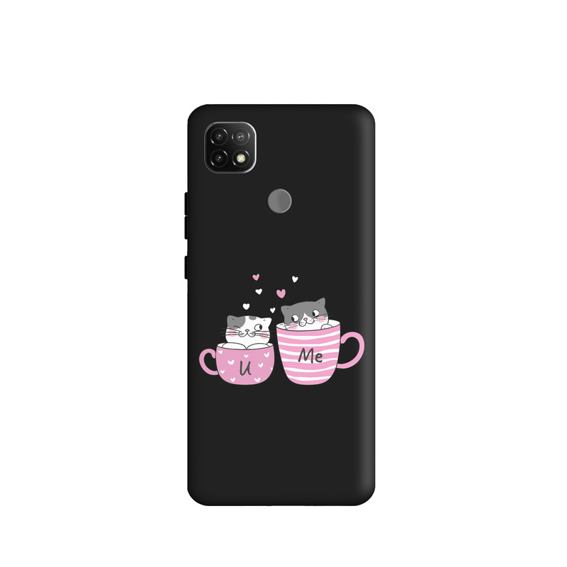 کاور طرح گربه فنجون کد s3205 مناسب برای گوشی موبایل شیائومی Redmi 9C