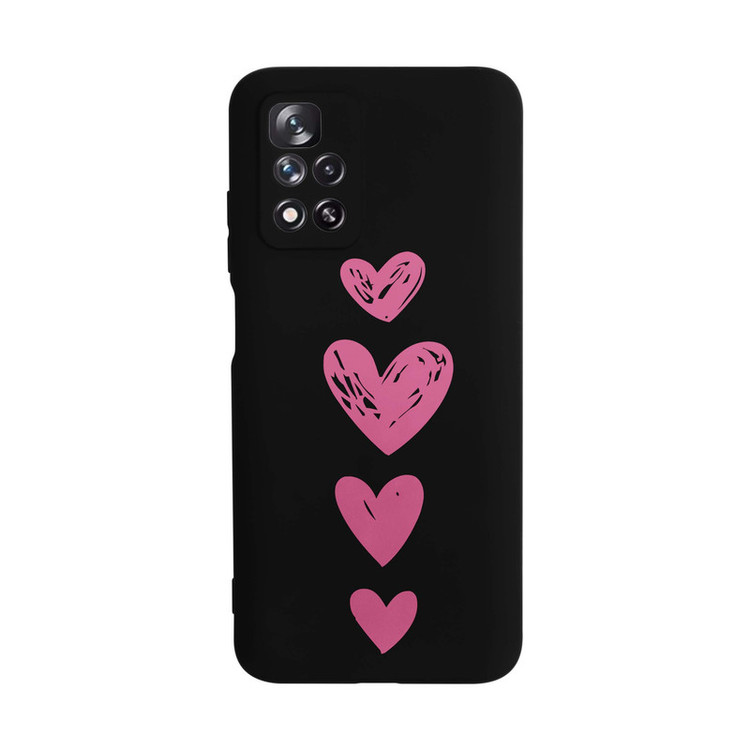 کاور قاب گارد طرح قلب صورتی کد s6228 مناسب برای گوشی موبایل شیائومی Redmi Note 11T 5G