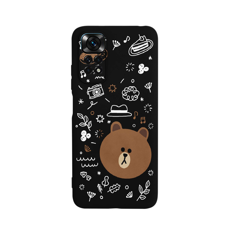 کاور قاب گارد طرح خرس فانتزی لاین کد s6261 مناسب برای گوشی موبایل شیائومی Redmi Note 11 Pro 4G