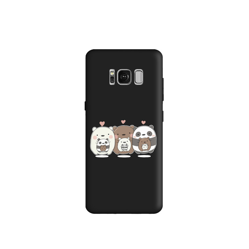 کاور طرح خرس های کله فندقی کد s2168 مناسب برای گوشی موبایل سامسونگ Galaxy S8 Plus