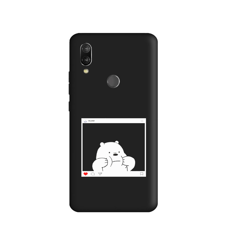 کاور طرح خرس کله فندقی کد y8330 مناسب برای گوشی موبایل شیائومی Redmi 7