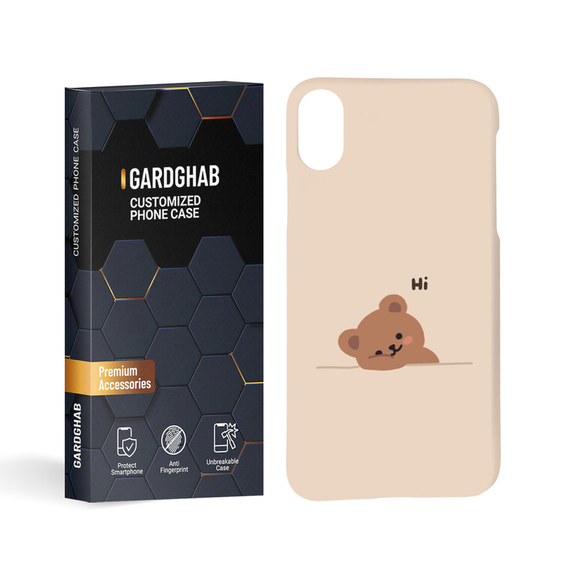 کاورگارد قاب مدل دخترانه مناسب برای گوشی موبایل اپل iphone X / XS