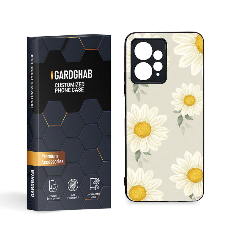 کاور گارد قاب مدل گل مناسب برای گوشی موبایل شیائومی Redmi Note 12 4G