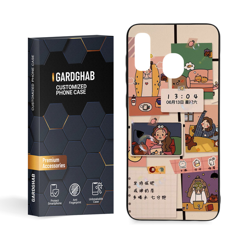 کاور گارد قاب مدل فانتزی مناسب برای گوشی موبایل سامسونگ galaxy a30 / a20