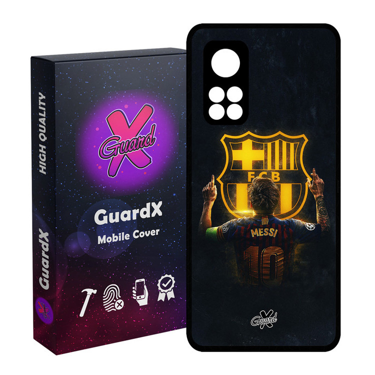 کاور گارد ایکس طرح Messi مدل Glass10196 مناسب برای گوشی موبایل شیائومی Mi 10T / Mi 10T Pro
