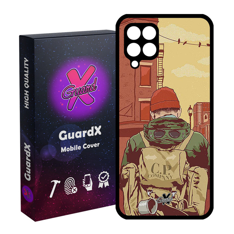 کاور گارد ایکس طرح Man مدل Glass10348 مناسب برای گوشی موبایل سامسونگ Galaxy M32 4G / F22