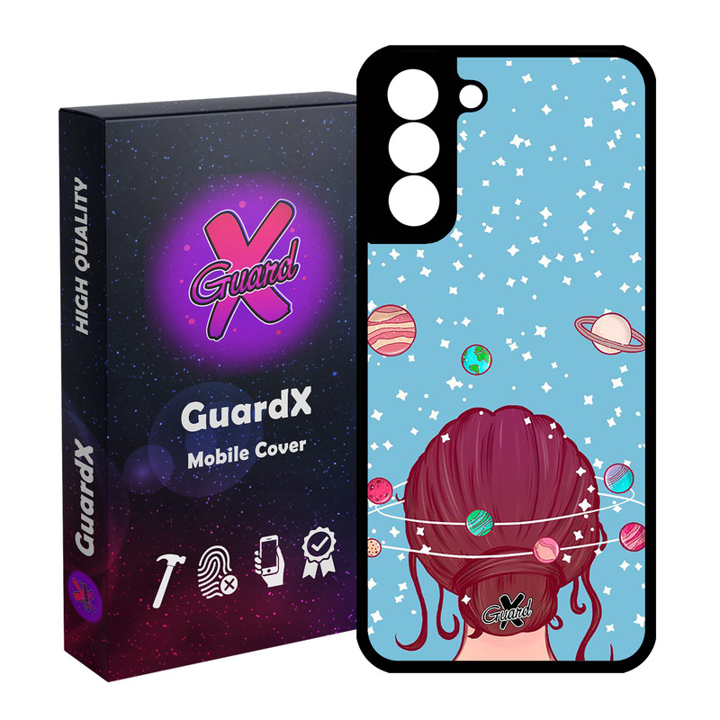 کاور گارد ایکس طرح Girl مدل Glass10211 مناسب برای گوشی موبایل سامسونگ Galaxy S21