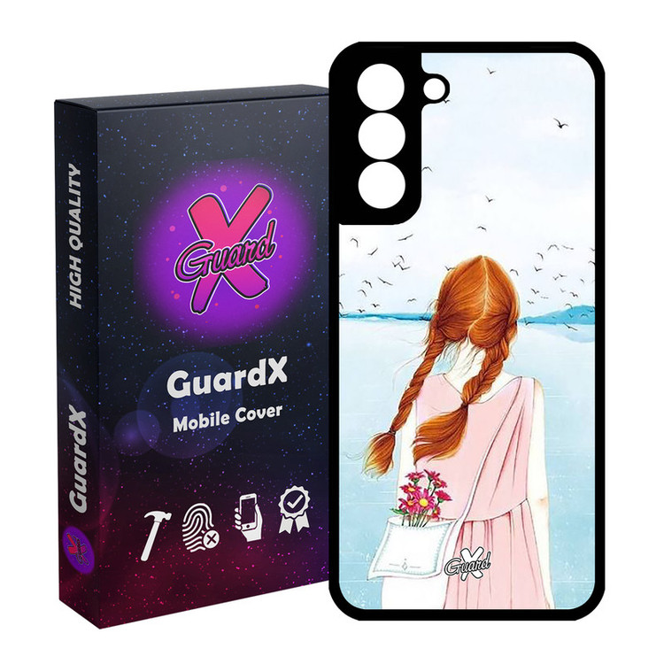 کاور گارد ایکس طرح دختر مدل Glass10213 مناسب برای گوشی موبایل سامسونگ Galaxy S21