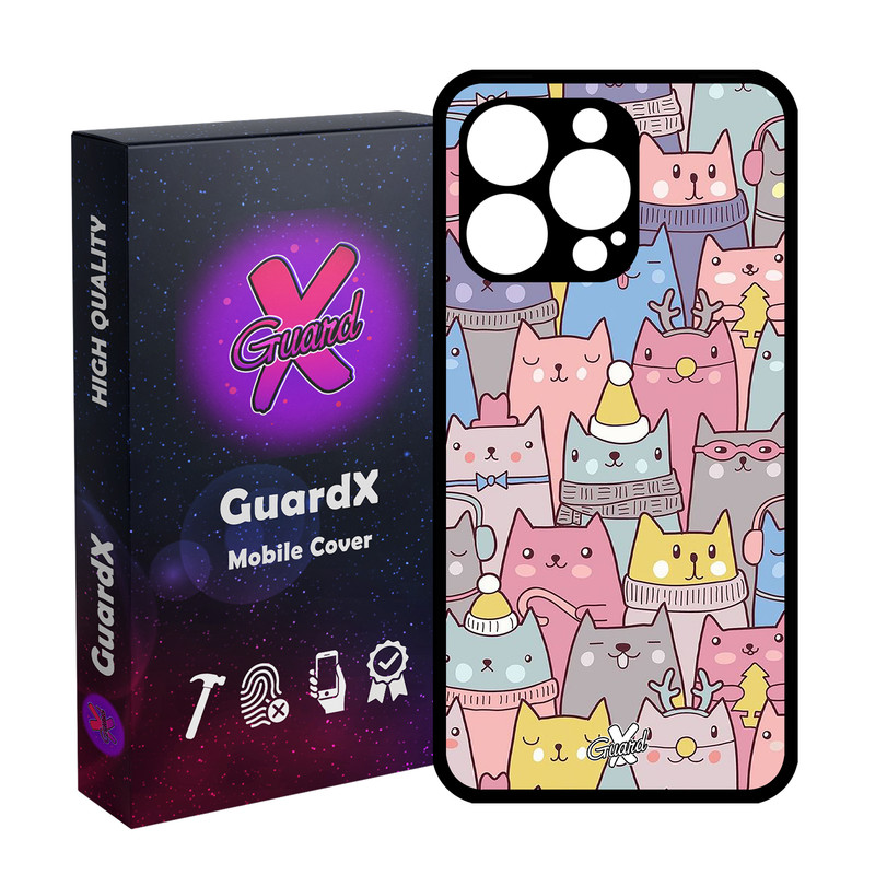 کاور گارد ایکس طرح Cat مدل Glass10074 مناسب برای گوشی موبایل اپل iPhone 13 Pro
