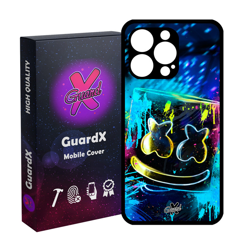 کاور گارد ایکس طرح Marshmello مدل Glass10104 مناسب برای گوشی موبایل اپل iPhone 13 Pro