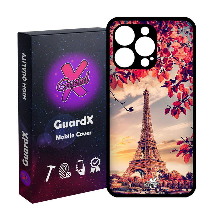 کاور گارد ایکس طرح Eiffel Tower مدل Glass10125 مناسب برای گوشی موبایل اپل iPhone 13 Pro