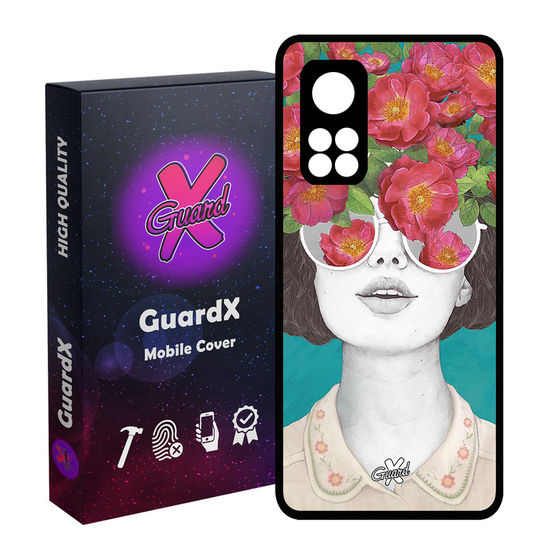 کاور گارد ایکس طرح Girl مدل Glass10148 مناسب برای گوشی موبایل شیائومی Mi 10T / Mi 10T Pro