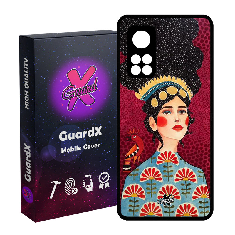 کاور گارد ایکس طرح Girl مدل Glass10179 مناسب برای گوشی موبایل شیائومی Mi 10T / Mi 10T Pro