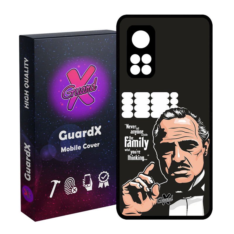 کاور گارد ایکس طرح God Father مدل Glass10197 مناسب برای گوشی موبایل شیائومی Mi 10T / Mi 10T Pro