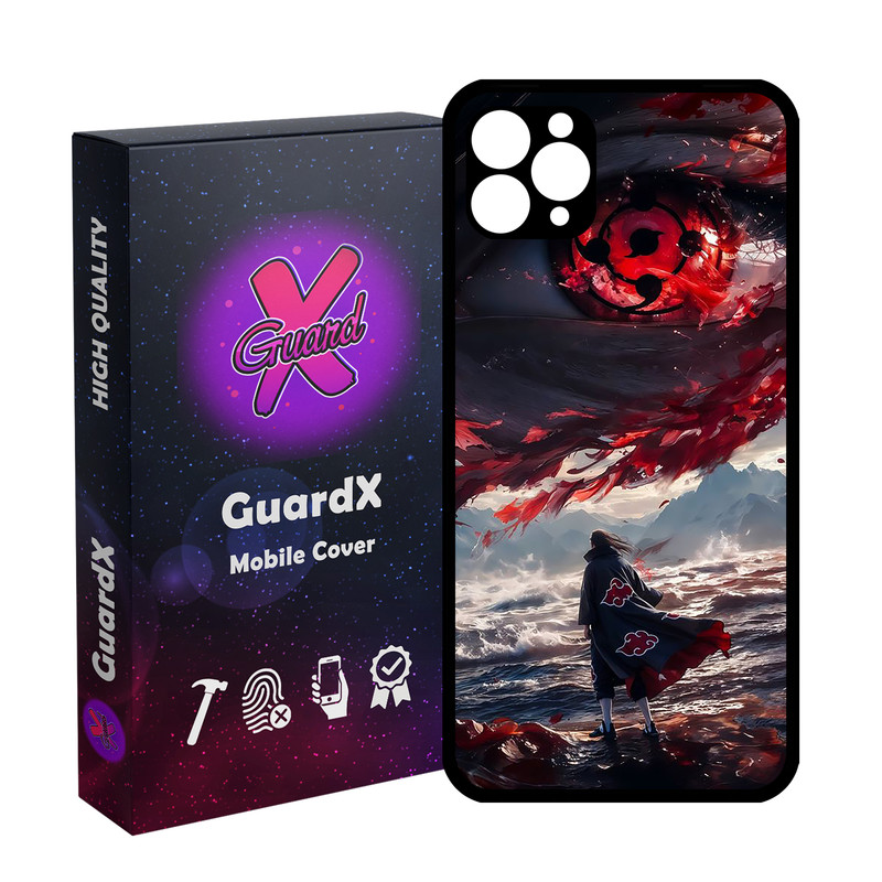 کاور گارد ایکس طرح ایتاچی انیمه ناروتو مدل Glass10765 مناسب برای گوشی موبایل اپل iPhone 11 Pro Max