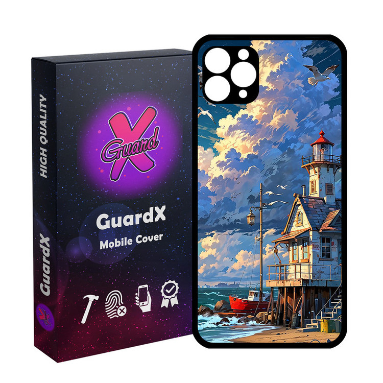 کاور گارد ایکس طرح ساحل دریا مدل Glass10773 مناسب برای گوشی موبایل اپل iPhone 11 Pro Max