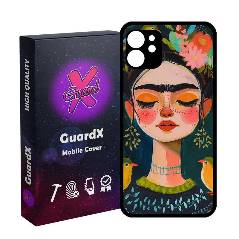 کاور گارد ایکس طرح دخترانه مدل Glass10785 مناسب برای گوشی موبایل اپل iPhone 11