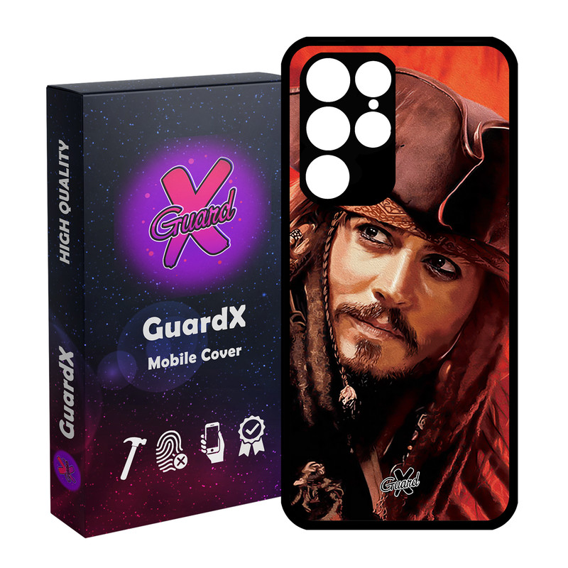 کاور گارد ایکس طرح Johnny Depp مدل Glass10205 مناسب برای گوشی موبایل سامسونگ Galaxy S22 Ultra