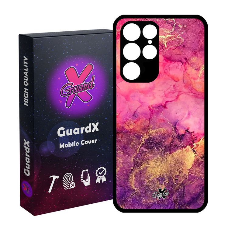 کاور گارد ایکس طرح ماربل مدل Glass10283 مناسب برای گوشی موبایل سامسونگ Galaxy S22 Ultra