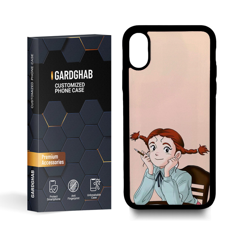 کاور گارد قاب مدل دخترانه مناسب برای گوشی موبایل اپل iphone X/XS