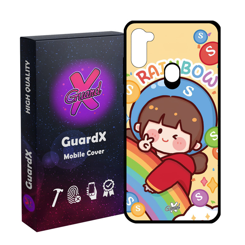 کاور گارد ایکس طرح Girl مدل Glass10520 مناسب برای گوشی موبایل سامسونگ Galaxy A11/M11