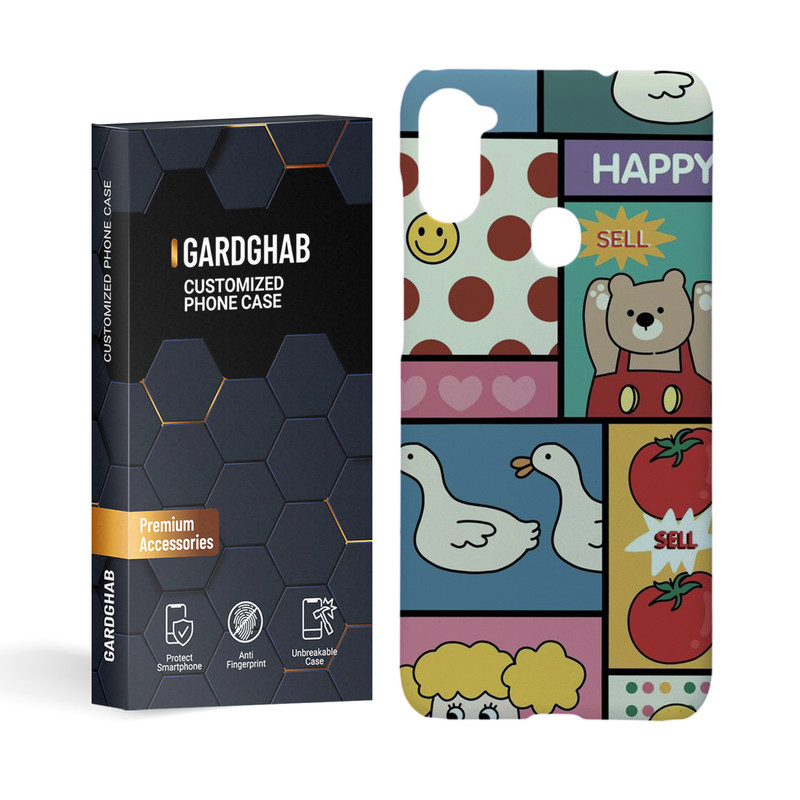 کاور گارد قاب مدل دخترانه مناسب برای گوشی موبایل سامسونگ galaxy a11