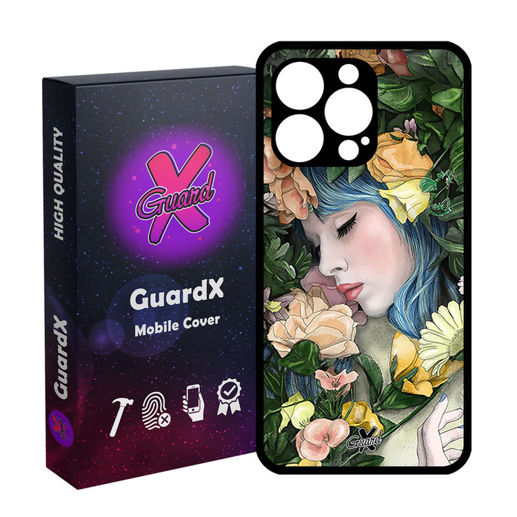 کاور گارد ایکس طرح دختر مدل Glass10304 مناسب برای گوشی موبایل اپل iPhone 13 Pro