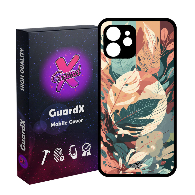 کاور گارد ایکس طرح برگ مدل Glass10657 مناسب برای گوشی موبایل اپل iPhone 12