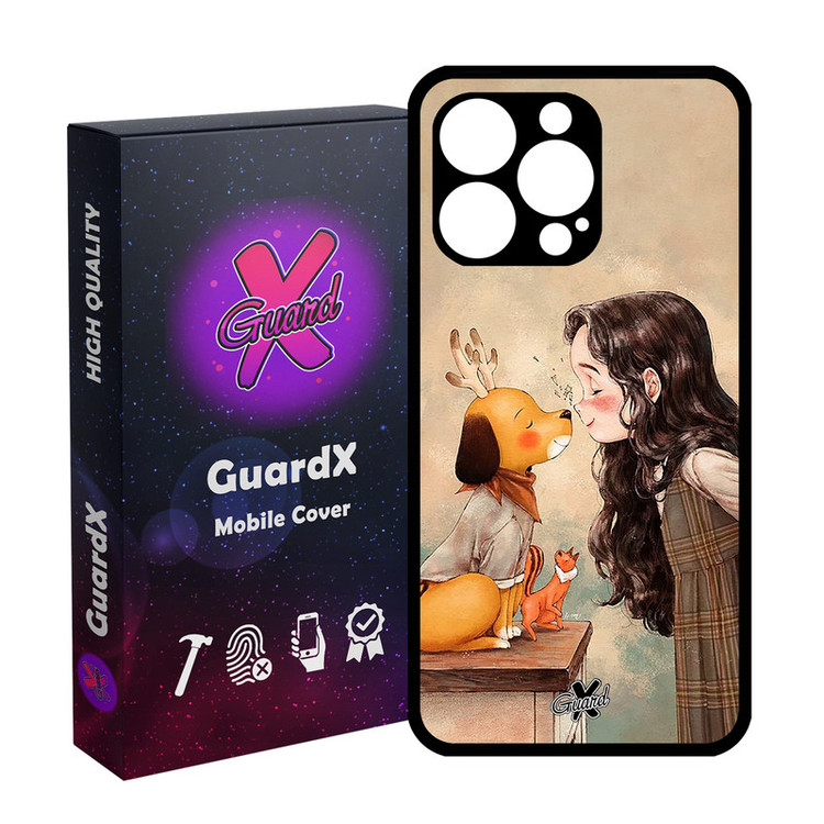 کاور گارد ایکس طرح Girl مدل Glass10323 مناسب برای گوشی موبایل اپل iPhone 13 Pro