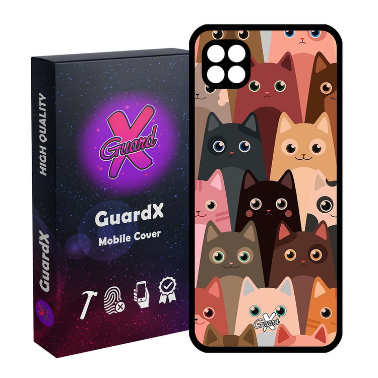 کاور گارد ایکس طرح Cat مدل Glass10067 مناسب برای گوشی موبایل سامسونگ Galaxy A22 5G