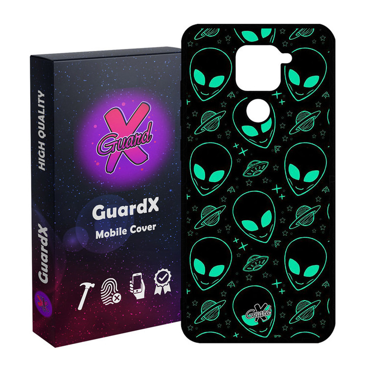 کاور گارد ایکس طرح Alien مدل Glass10200 مناسب برای گوشی موبایل شیائومی Redmi Note 9