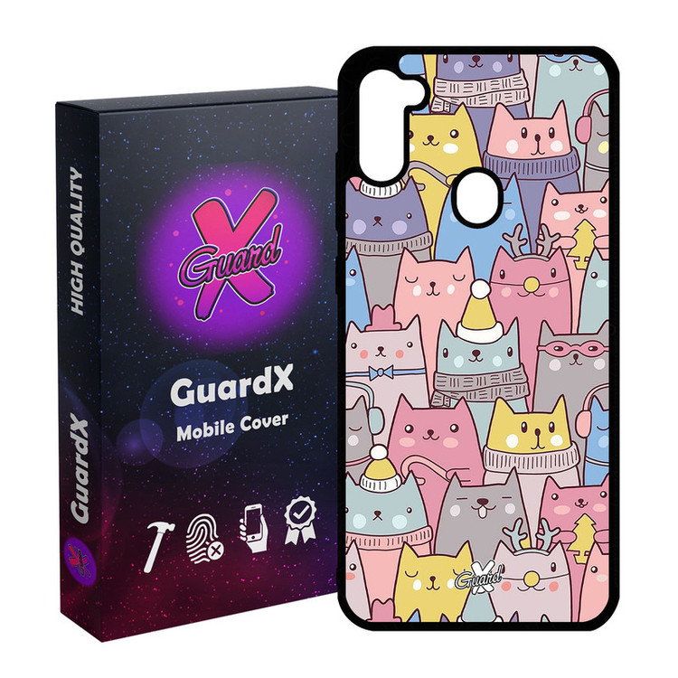 کاور گارد ایکس طرح Cat مدل Glass10074 مناسب برای گوشی موبایل سامسونگ Galaxy A11 / M11