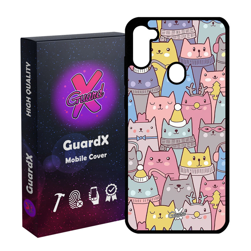 کاور گارد ایکس طرح Cat مدل Glass10074 مناسب برای گوشی موبایل سامسونگ Galaxy A11 / M11