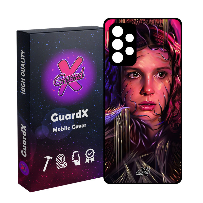 کاور گارد ایکس طرح Stranger Things مدل Glass10462 مناسب برای گوشی موبایل سامسونگ Galaxy A72