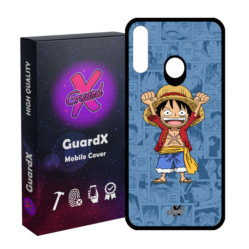 کاور گارد ایکس طرح One Piece Luffy Anime مدل Glass10464 مناسب برای گوشی موبایل سامسونگ Galaxy A20s