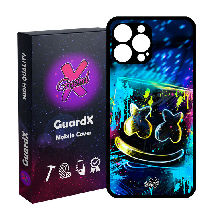کاور گارد ایکس طرح Marshmello مدل Glass10104 مناسب برای گوشی موبایل اپل iPhone 12 Pro Max