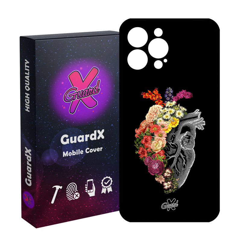 کاور گارد ایکس طرح قلب مدل Glass10216 مناسب برای گوشی موبایل اپل iPhone 12 Pro Max