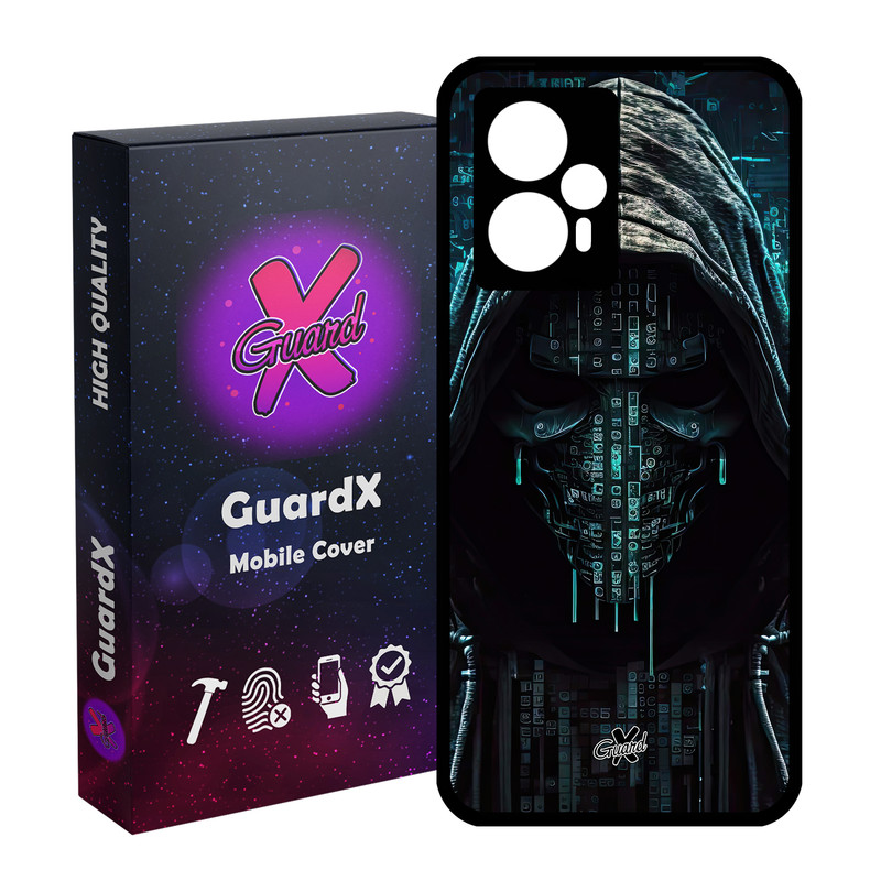 کاور گارد ایکس طرح مرد مدل Glass10622 مناسب برای گوشی موبایل شیائومی Poco F5/Redmi Note 12 Turbo