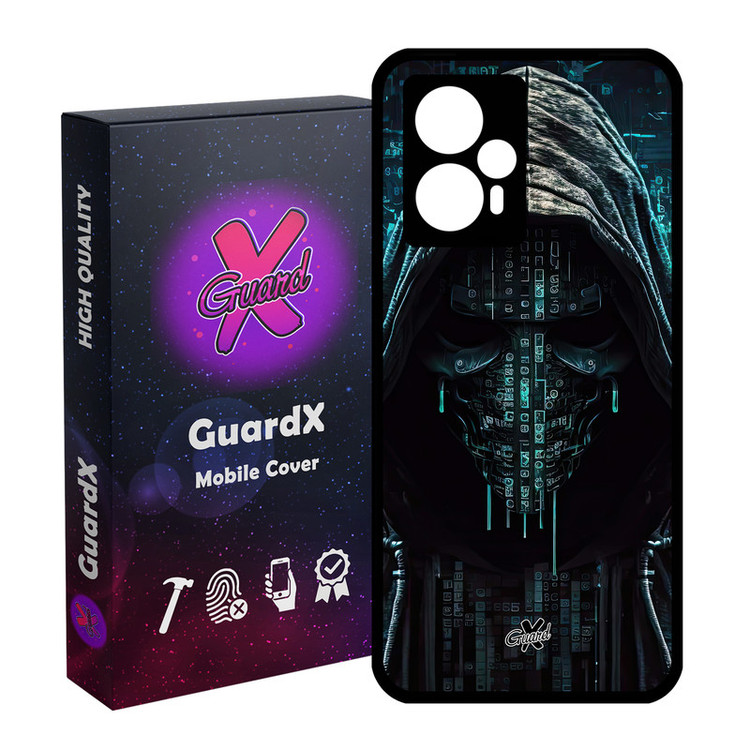 کاور گارد ایکس طرح مرد مدل Glass10622 مناسب برای گوشی موبایل شیائومی Poco F5/Redmi Note 12 Turbo